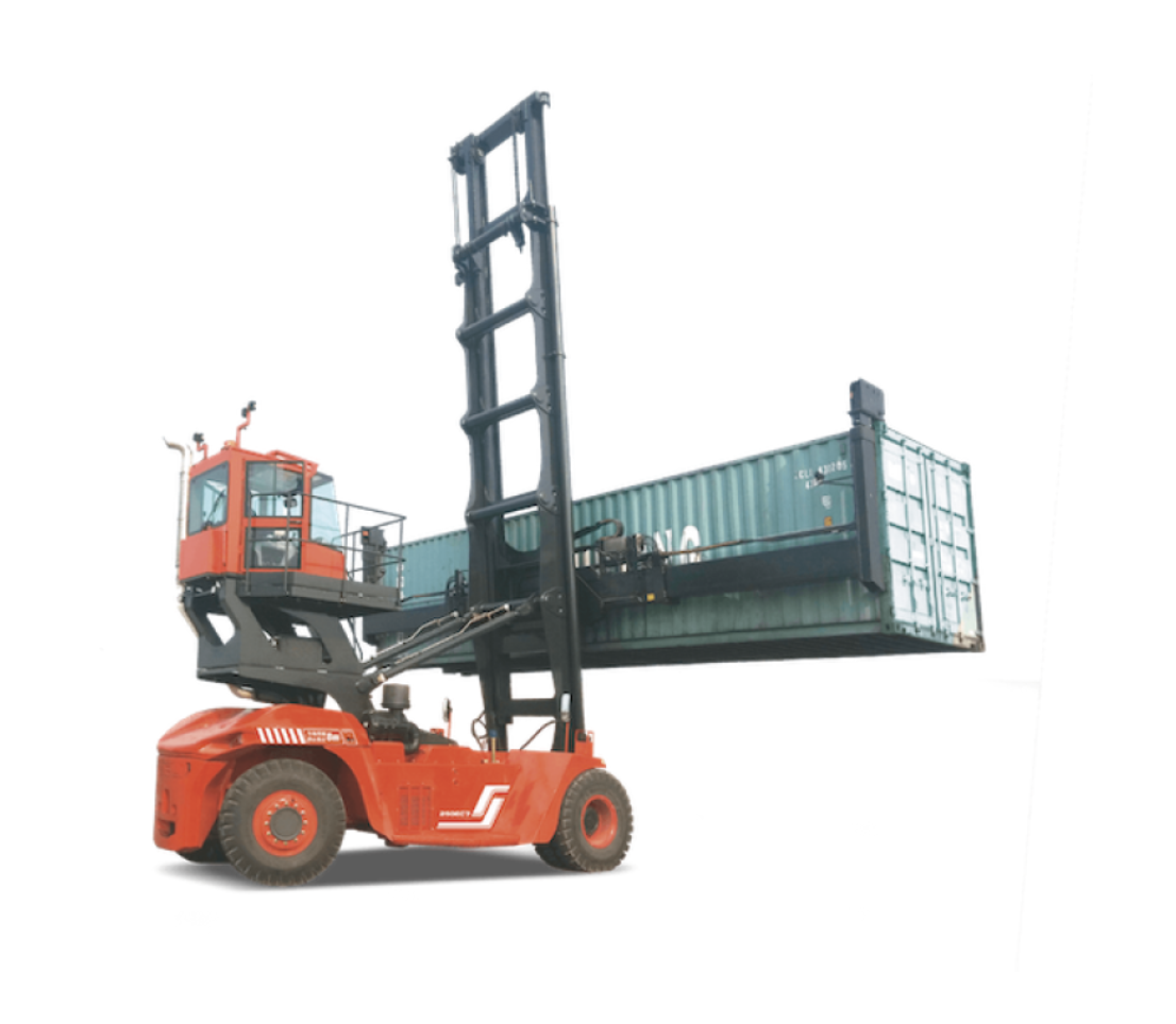 China Supplier Narrow Aisle Forklift - Heli 18ton Heavy Duty Driven Forklift Truck CPCD180EC Empty Container Stacker with Box Type Chassis – China Construction