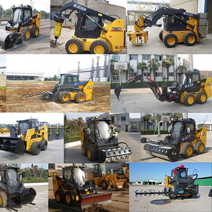 XCMG 3ton Official XC740K Skid Steer Loader