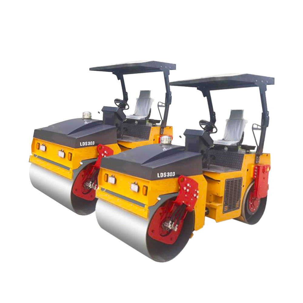SINOMACH 3 ton Double Drum Vibratory road Rollers for sale LDS203