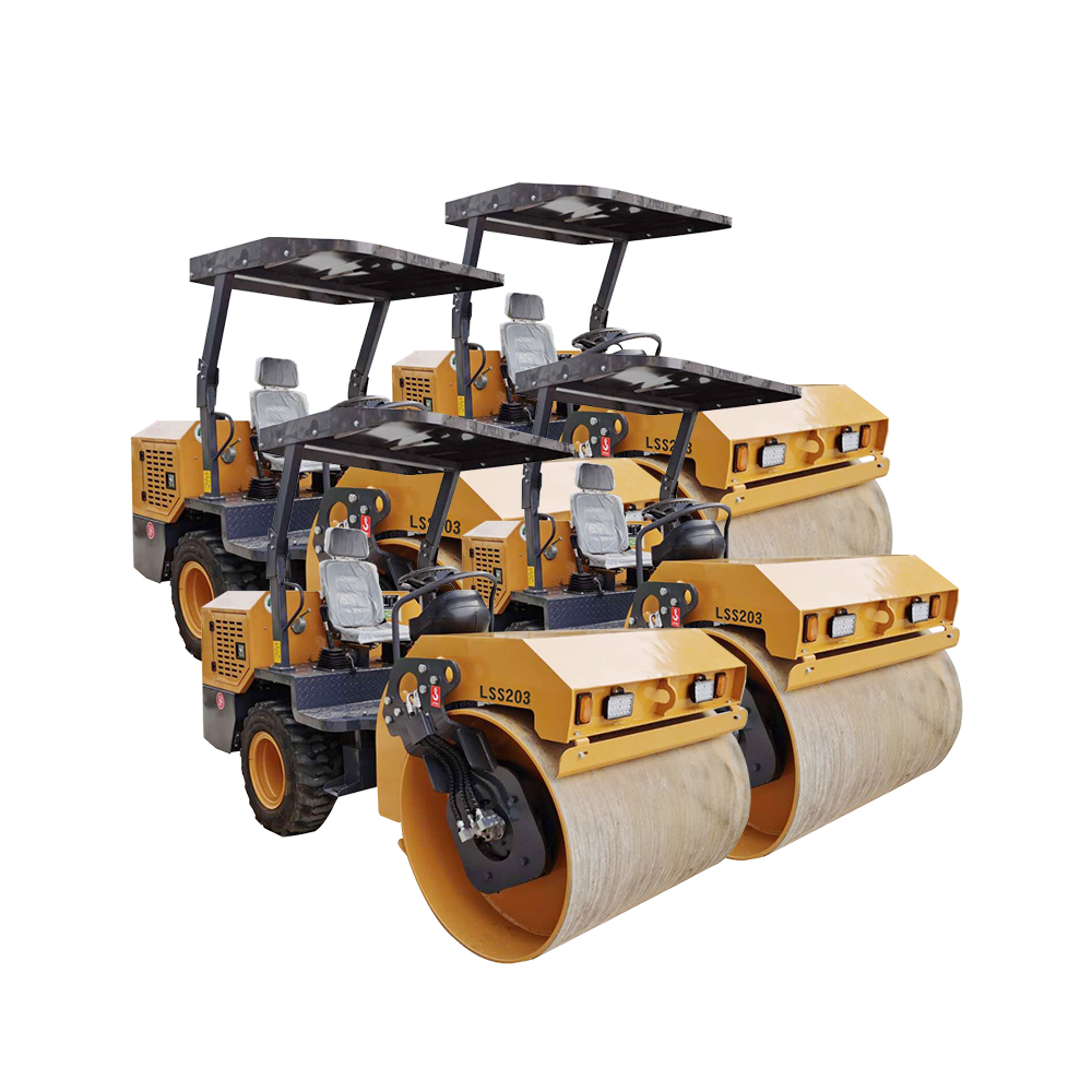 SINOMACH 3 ton Single Drum Vibratory road Rollers compactors LSS203