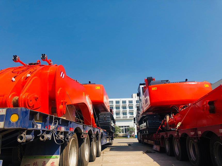 Two material handling machines will be delivered soon