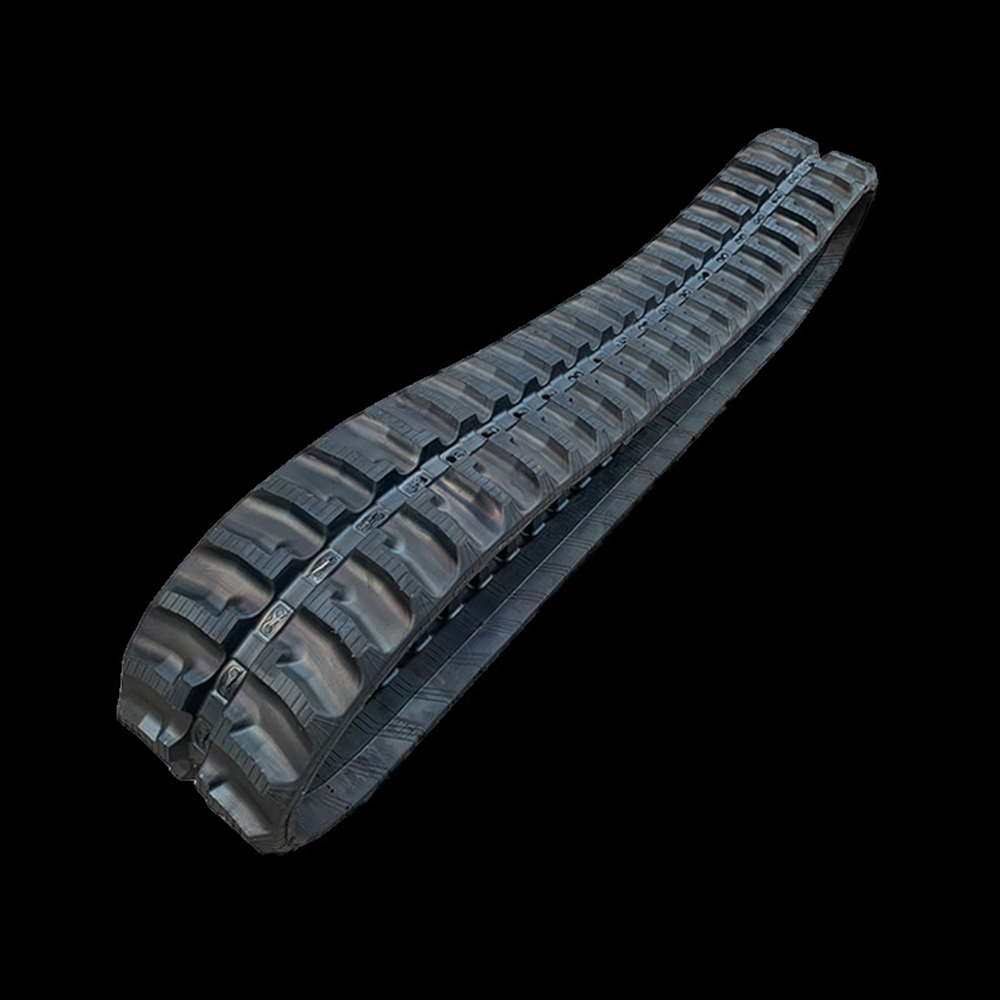 China Factory for Front Loader Bucket Teeth - Excavator natural rubber track four wheel one belt chassis accessories OEM custom rubber track – China Construction