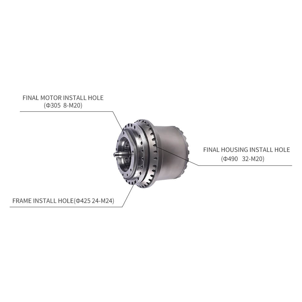 Manufacturing Companies for Excavator Crusher Bucket - Planetary Reducer Final Drive Speed Reducers for wheel and crawler track – China Construction