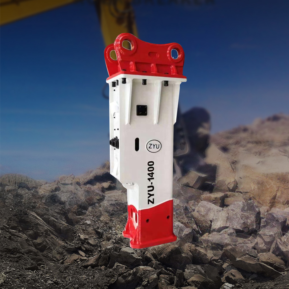 Hydraulic Excavator Rock Breaker for Demolition_