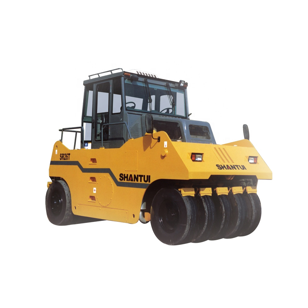 Shantui 16ton SR26T 118kw for Asphalt Road Construction new tire road roller price