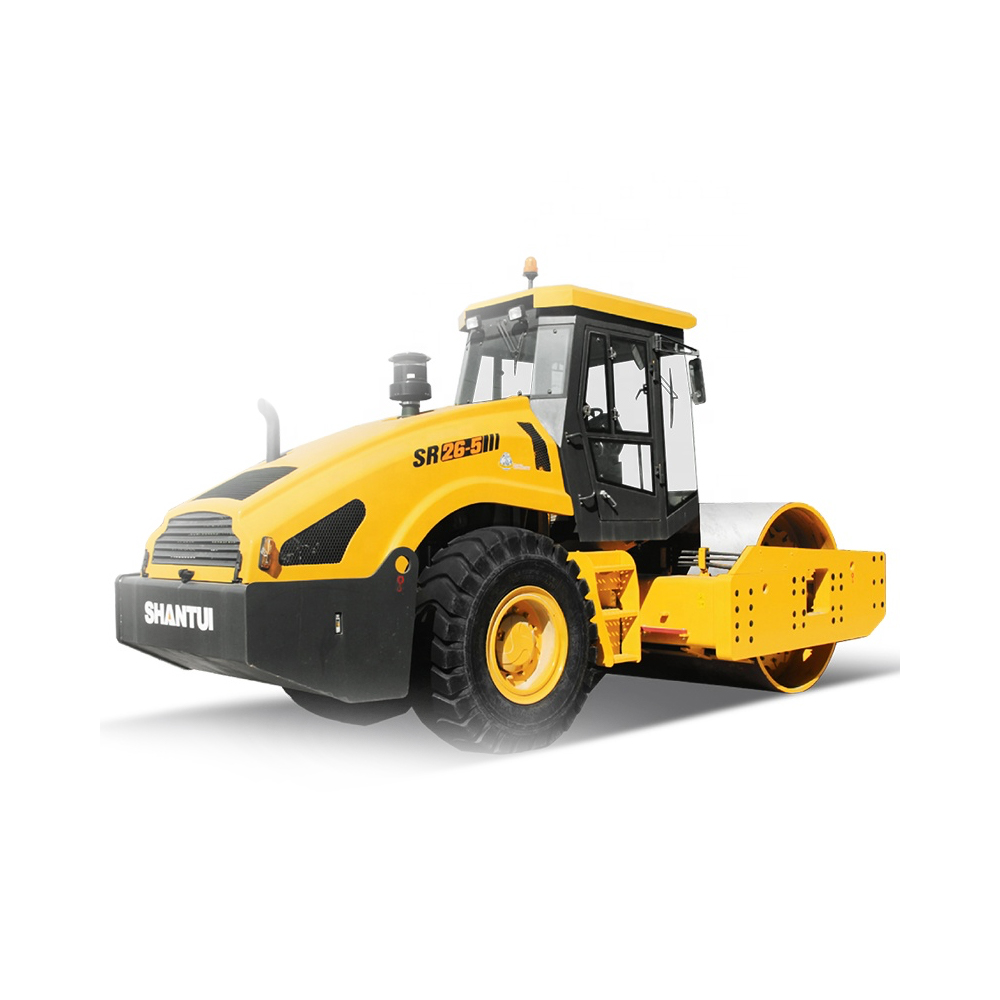 Shantui 26 ton SR26-5 compactor MachineOfficial single drum vibratory road rollers