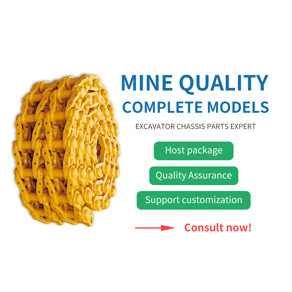 100% Original Crushing Bucket - Excavator chain rail bone reinforcement four-wheel belt chassis accessories OEM custom track chain – China Construction