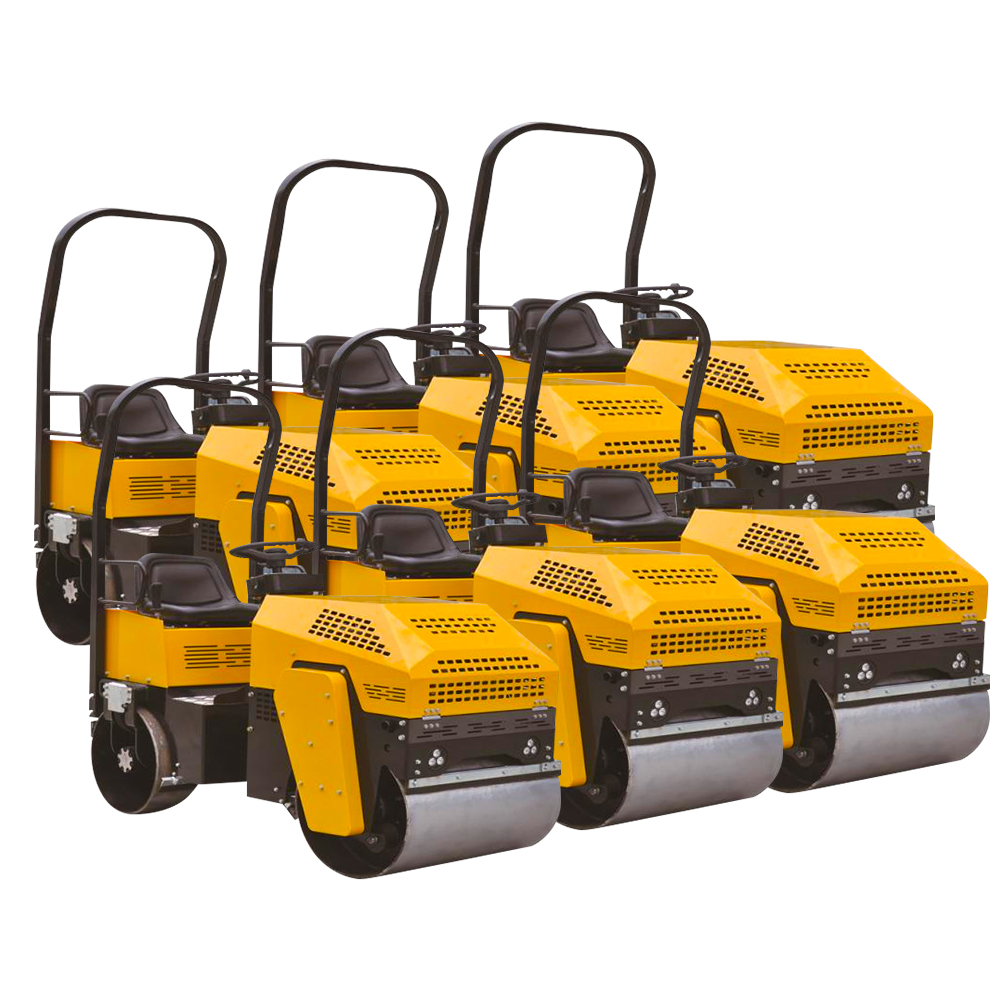 SINOMACH 1ton Mini Double Vibratory road rollers for sale LDD201H