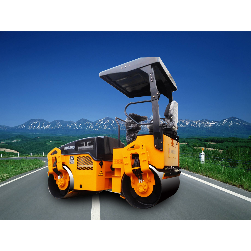 Factory wholesale Road Roller - KOTAI 3.4ton KD03HD Full Hydraulic Small Steel Wheel Road Roller – China Construction