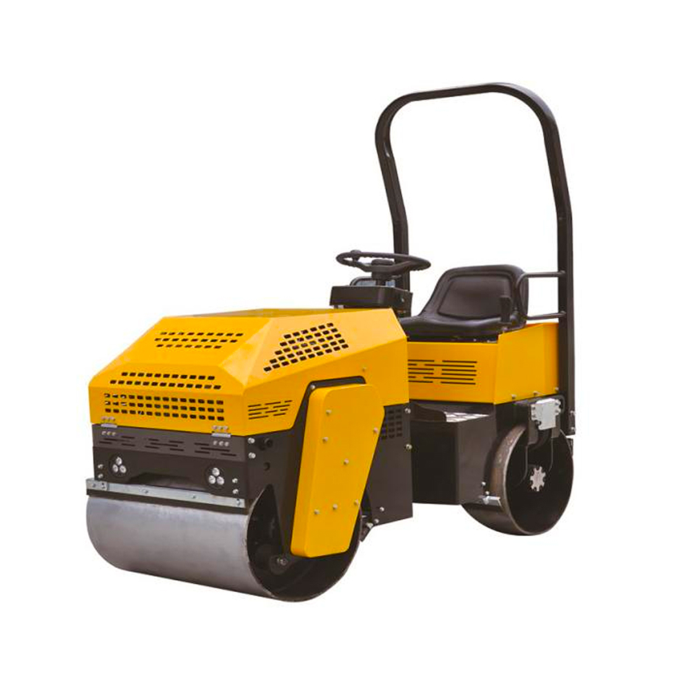 SINOMACH 1ton Mini Double Vibratory road rollers for sale LDD201H