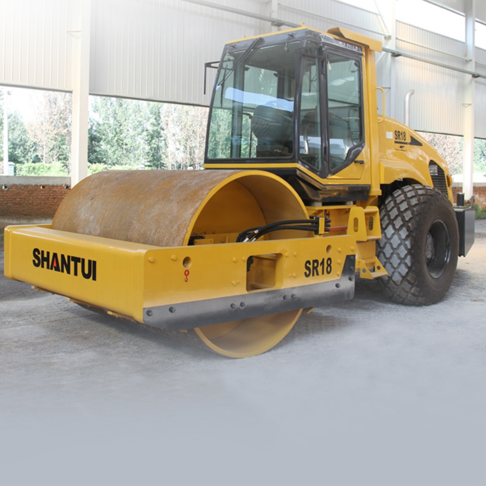 Shantui 18ton Construction machine SR18 single drum vibratory road roller
