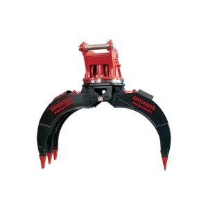 BROOKMAN Excavator Hydraulic Rotary  Grab