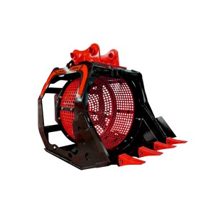BROOKMAN Excavator Rotary Screening  Bucket