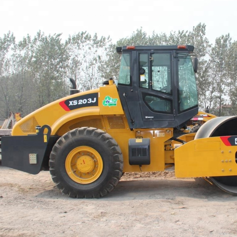 2021 China New Design Smooth Road Roller - XCMG XS203J 20 ton  vibratory rc new single drum road roller compactor – China Construction