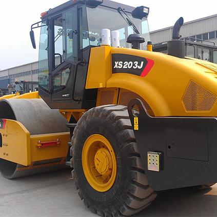2021 China New Design Smooth Road Roller - XCMG XS203J 20 ton  vibratory rc new single drum road roller compactor – China Construction