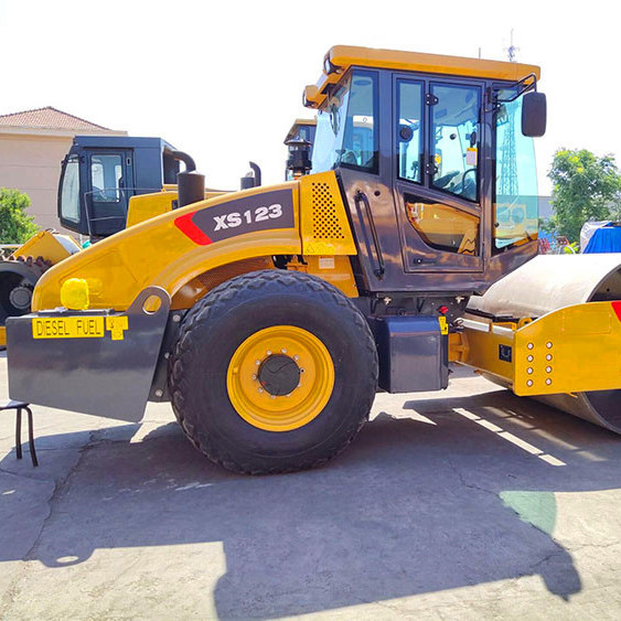 XCMG XS123H 12 ton  new vibratory road roller soil compactor machine