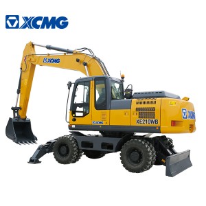XCMG 20 ton 0.9m³ XE210WB Wheeled Excavator