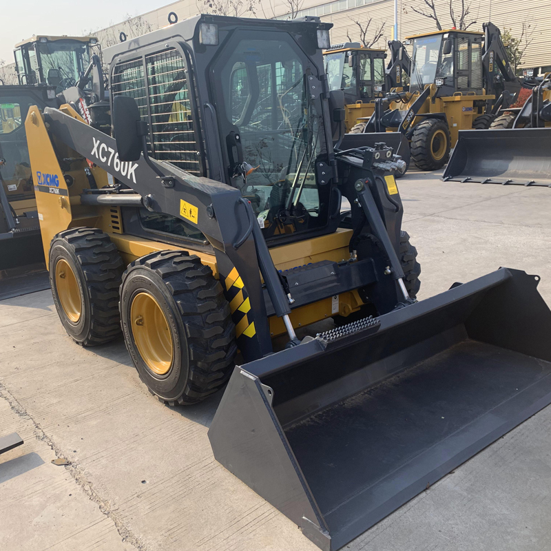 XCMG 3.5ton Official XC760K Chinese wheel track skid steer loader