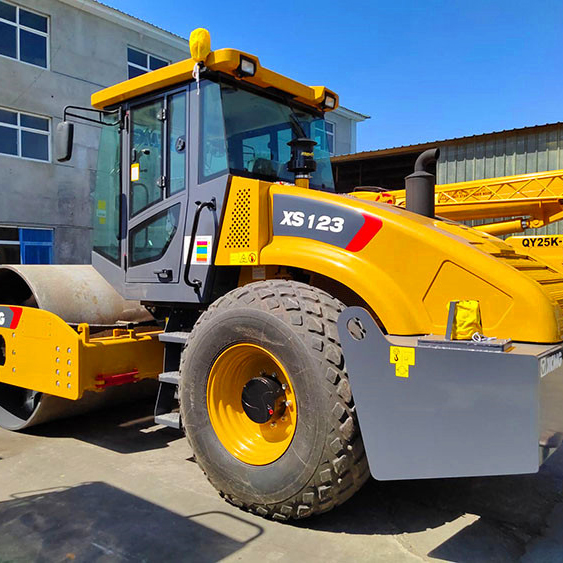 XCMG XS123H 12 ton  new vibratory road roller soil compactor machine