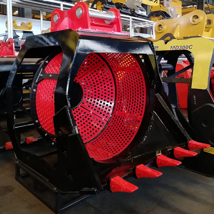 BROOKMAN Excavator Rotary Screening  Bucket