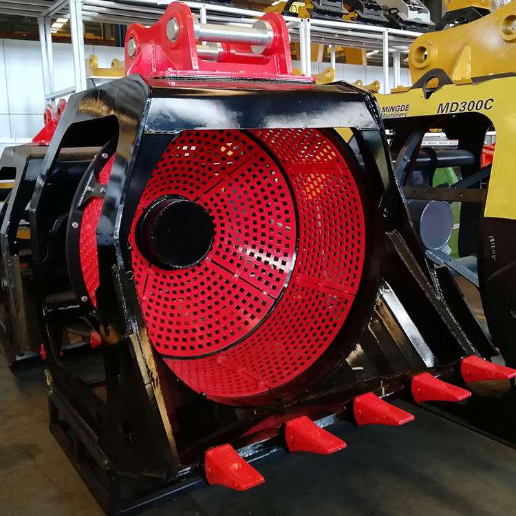BROOKMAN Excavator Rotary Screening  Bucket