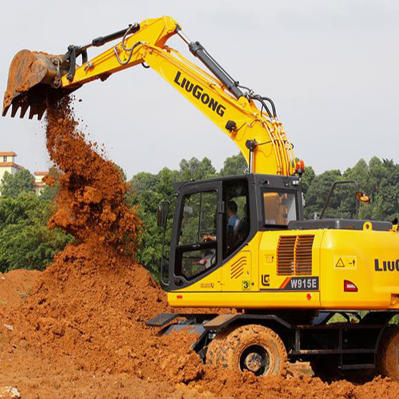 Hot Sale for Hydraulic Mini Excavator - Liugong 1.5 ton 97kW Wheel Excavator W915E with good performance – China Construction