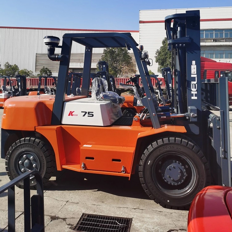 Factory source Hand Forklift - Heli 5 tons Engine Forklift-seriesK series 7 diesel counterbalanced forklift ( including stone truck) – China Construction