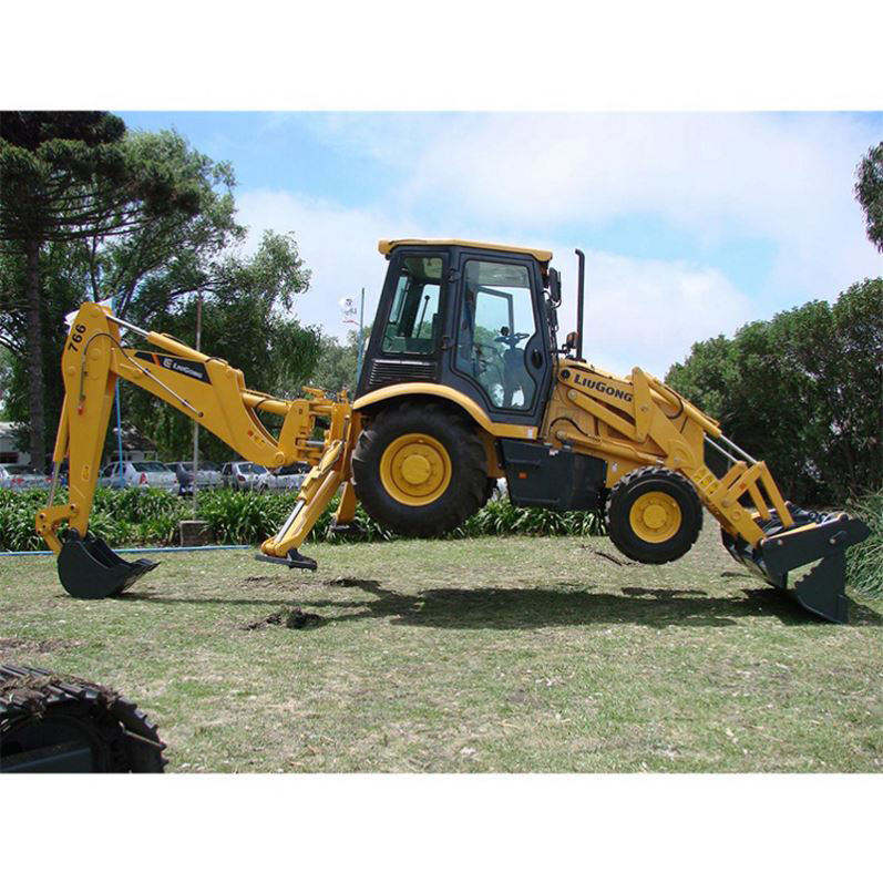 Manufacturer of Compact Wheel Loaders - Liugong 8ton Improved-Type Cheap Mini Towable Backhoe Excavator CLG766 – China Construction