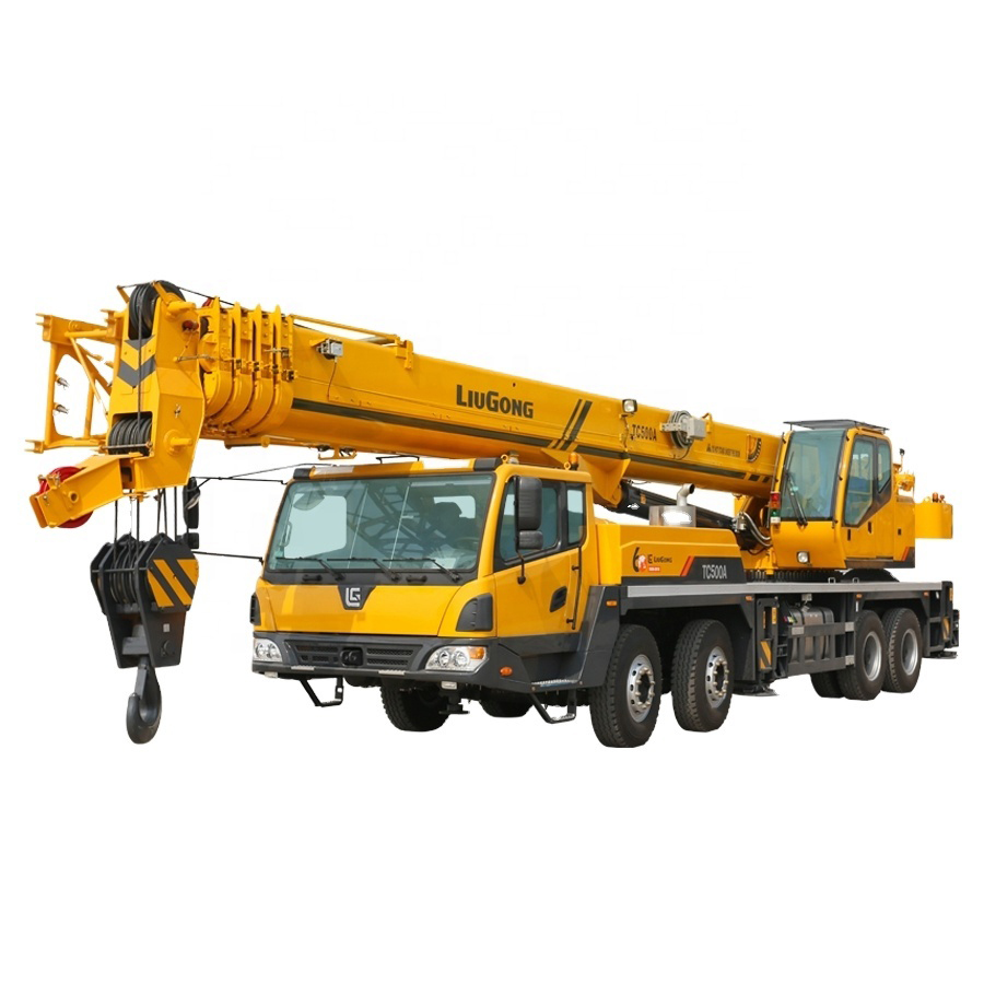 LIUGONG 55Ton Truck Crane 5 Sections Boom 45.6M Lifting Height TC600C5 Mobile Crane