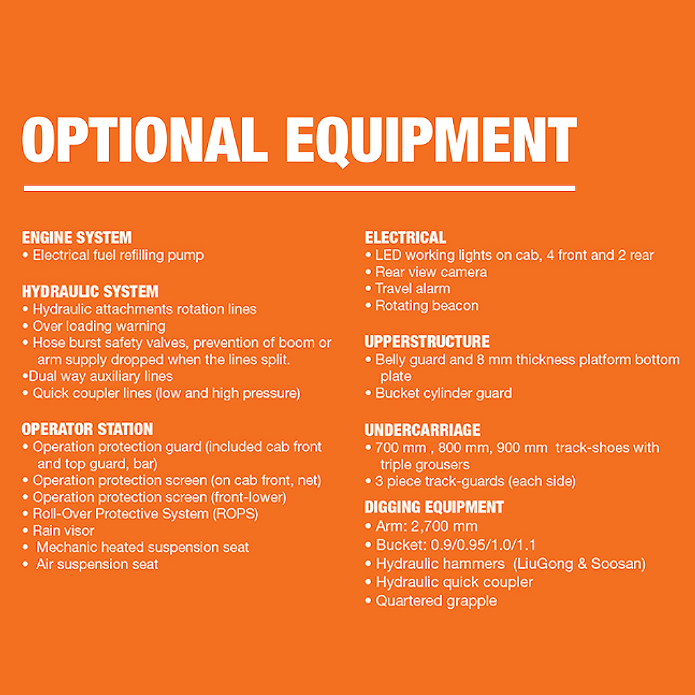 Cheap price Excavator Bucket Teeth - LIUGONG 20ton High Quality Hydraulic Excavators New Digger machine Pump Hydraulic 920E for sale – China Construction