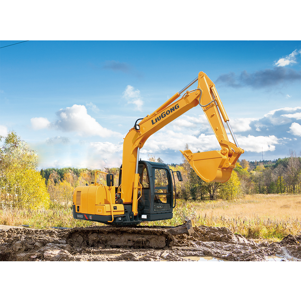 Factory best selling 800kg Excavators - LIUGONG 8ton Hot Sale New Hydraulic Excavator Hydraulic Excavators digger machine 908D earthmoving machine – China Construction