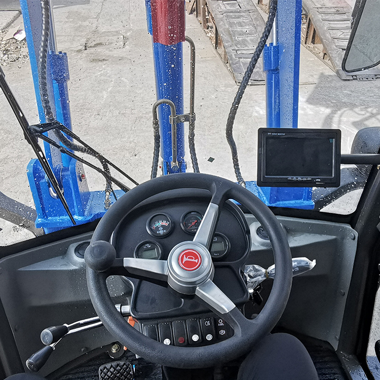 CNCMC 1.2 ton hydraulic control articulated mini loaders