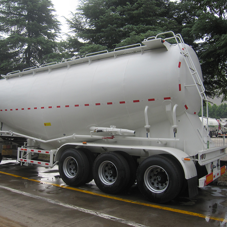 2021 High quality 50t Truck Crane - CNCMC 35m3 3 Axle Dry bulk cement powder tanker semi trailer cement bulk carrier truck for sale – China Construction