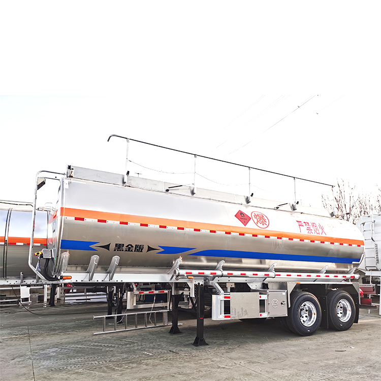 CNCMC 46000 liters Aluminium petrol oil tanker aluminum heavy fuel tankers