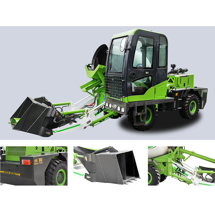 CNCMC 1.2m3 hot sale CSM-12 Small Self-loading Concrete Mixer Truck For Sale