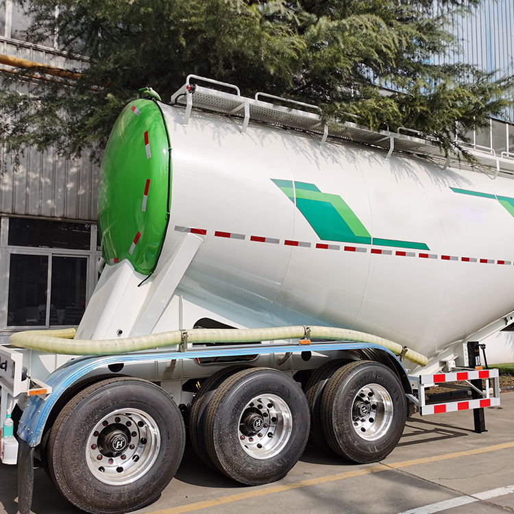 2021 High quality 50t Truck Crane - CNCMC 35m3 3 Axle Dry bulk cement powder tanker semi trailer cement bulk carrier truck for sale – China Construction