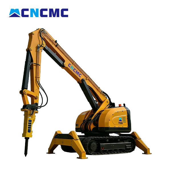 CNCMC PC600 6 Ton Cement Plant Refractory Brick Removal Remote Control Robot Demolition Robot